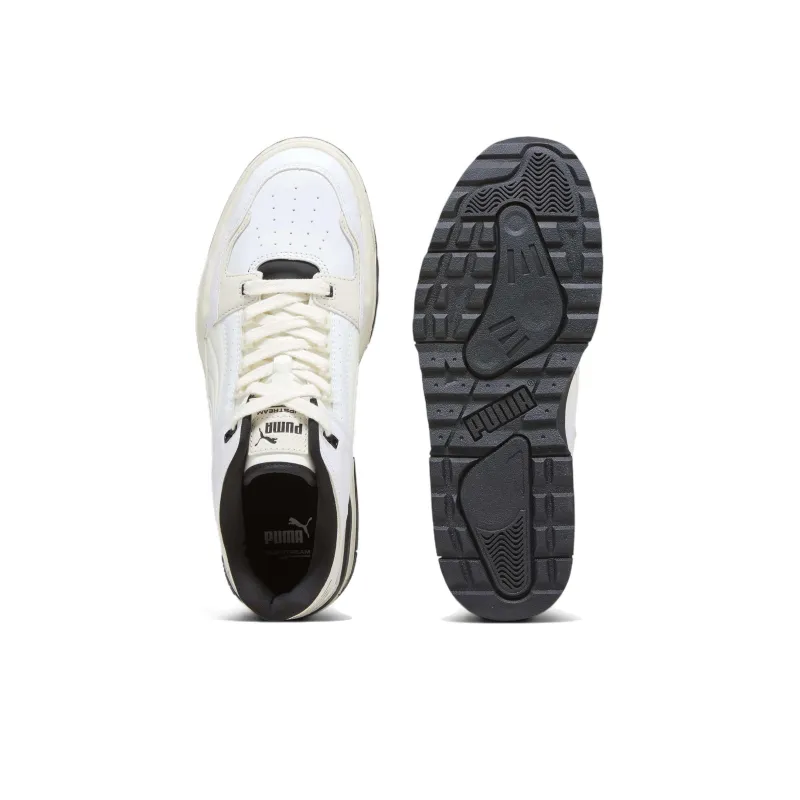 PUMA Slipstream Xtreme Slip-Resistant Low-Top Skateboard Shoes Unisex White Black-3