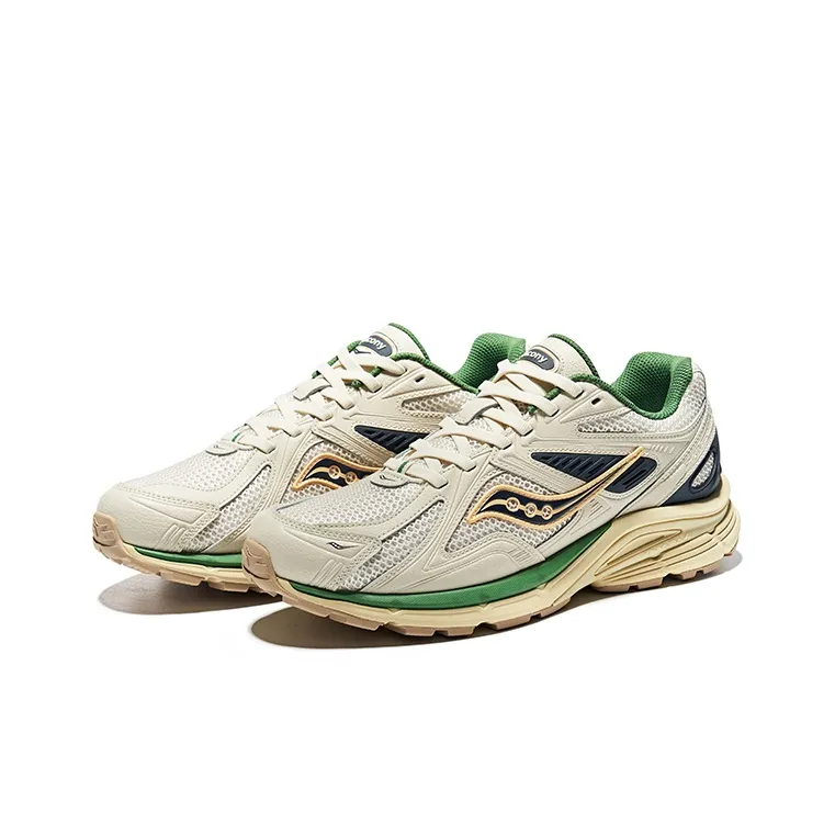 Saucony Kinvara 4 Anti Slip Wear Resistant Low Top Casual Running Shoes Unisex Beige Blue Green-2