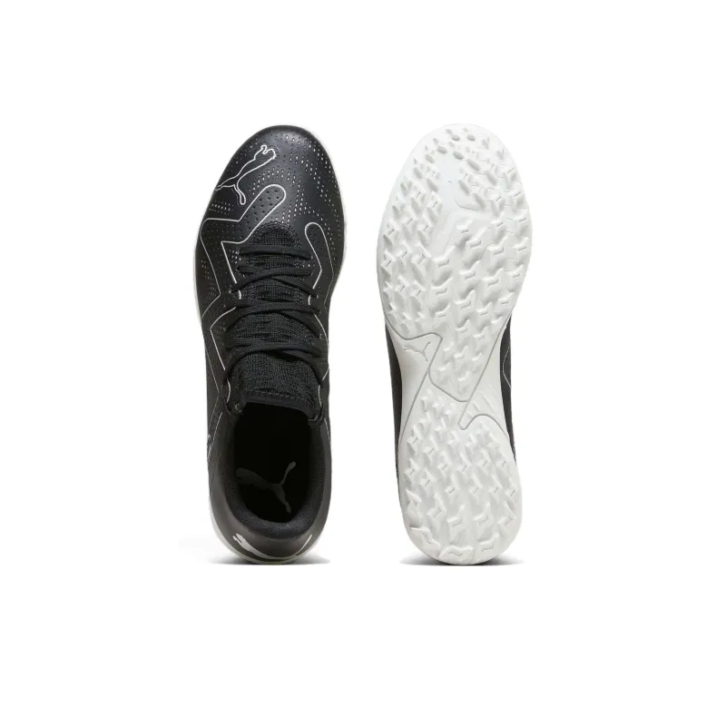PUMA Future Play TT Rubber Broken Studs Slip Resistant Soccer Shoes Men's Black White-3