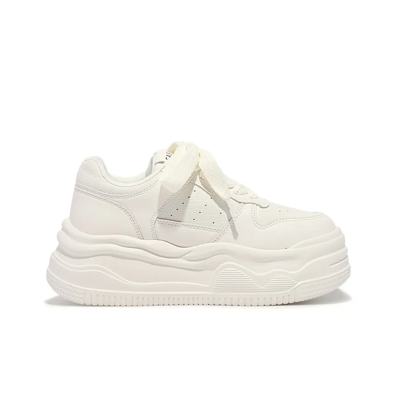 MKTKM Cushioning Breathable Height Increasing Low Top Chunky Sneakers 5.5cm Women's-1