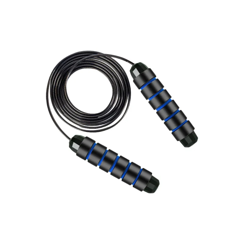 AMYUP Fitness Training Non Countable Jump Ropes Fitness Crowd Sponge Controller PPPVC Steel Wire Rope 2.8m-4