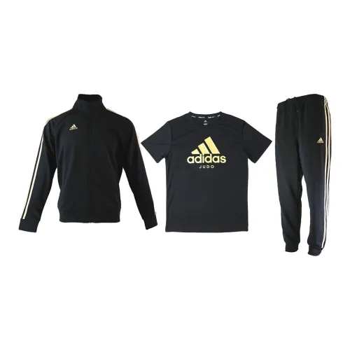 Adidas Casual Sportswear Men Set Black/Gold