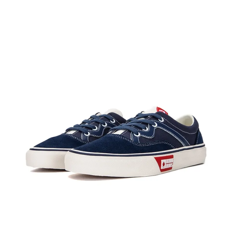 BOBBIE BURNS Cushioned Slip Resistant Low Top Skateboard Shoes Unisex Blue-2