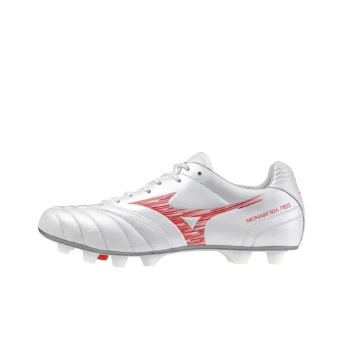 Mizuno Monarcida Neo 3 Wear Resistant Soccer Shoes Men's White Pink