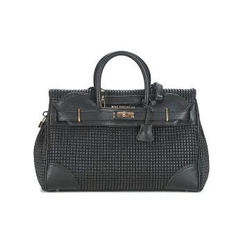 MAC DOUGLAS Synthetic Leather Shoulder Bag, Crossbody Bag, Handbag Trumpets Women's Black