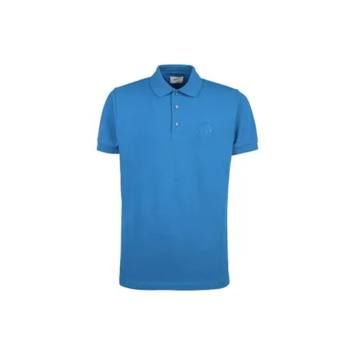 BALLY Polo Shirts Men Blue