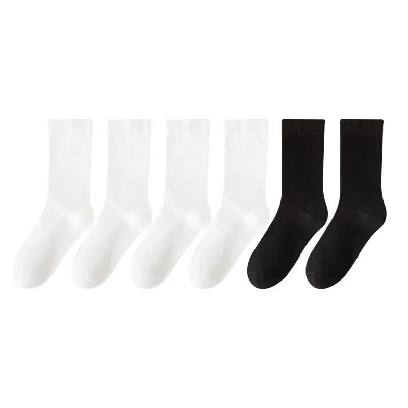 XXLLG Mid Calf Socks Women's 6 Pack-9