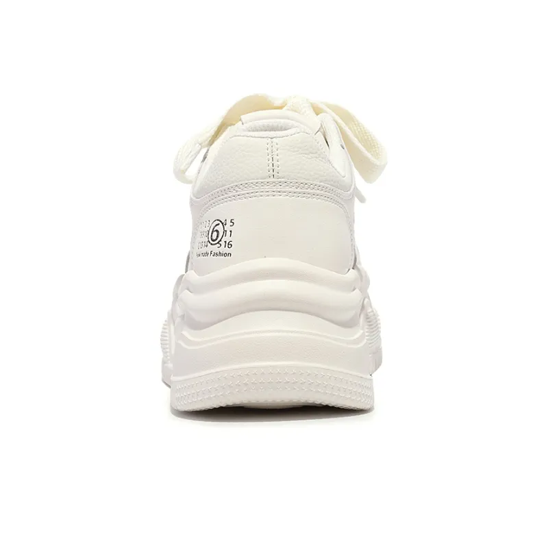 MKTKM Cushioning Breathable Height Increasing Low Top Chunky Sneakers 5.5cm Women's-5