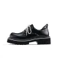 Black Surface with White Stitching