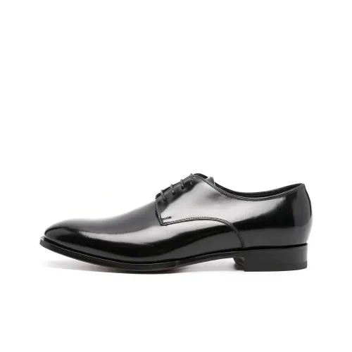 Tagliatore Panelled Patent Leather Oxford Shoes