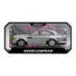 Graffiti Purple Model Cars Display Case (Building Blocks Not Included)