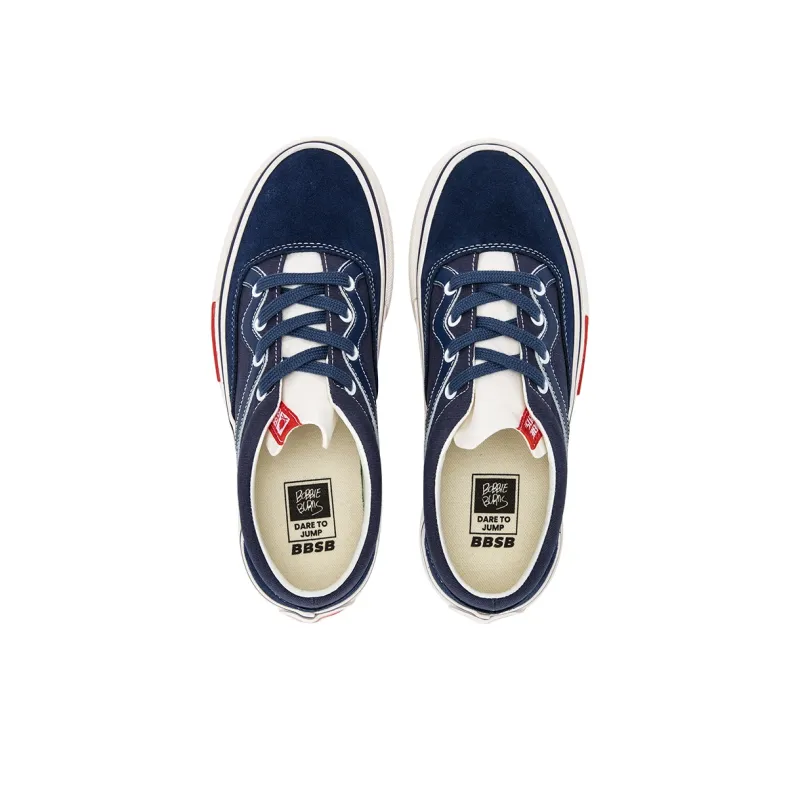 BOBBIE BURNS Cushioned Slip Resistant Low Top Skateboard Shoes Unisex Blue-4