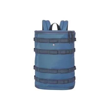 FREQUENTFLYER Nylon Fabric Backpack Large Size Unisex Dancing Blue