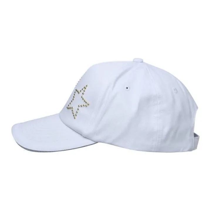 CHIARA FERRAGNI Eye Star Cotton Baseball Cap-1