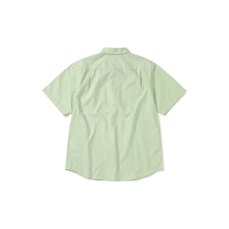 Thisisneverthat SS24 Oxford S/S Shirt Unisex Green-1