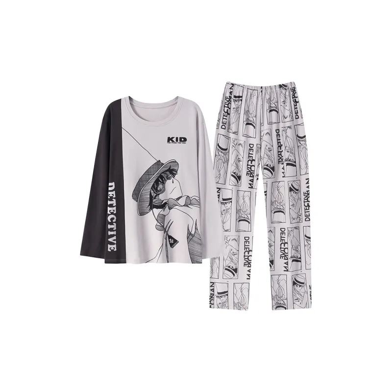 Close fitting Areas Pajama Set Men's-0