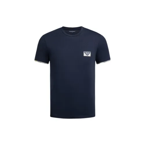 EMPORIO ARMANI T-Shirts Men Navy Blue