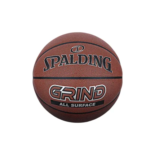 SPALDING PU Basketball Black Brown Size 7 Ball Training Unisex