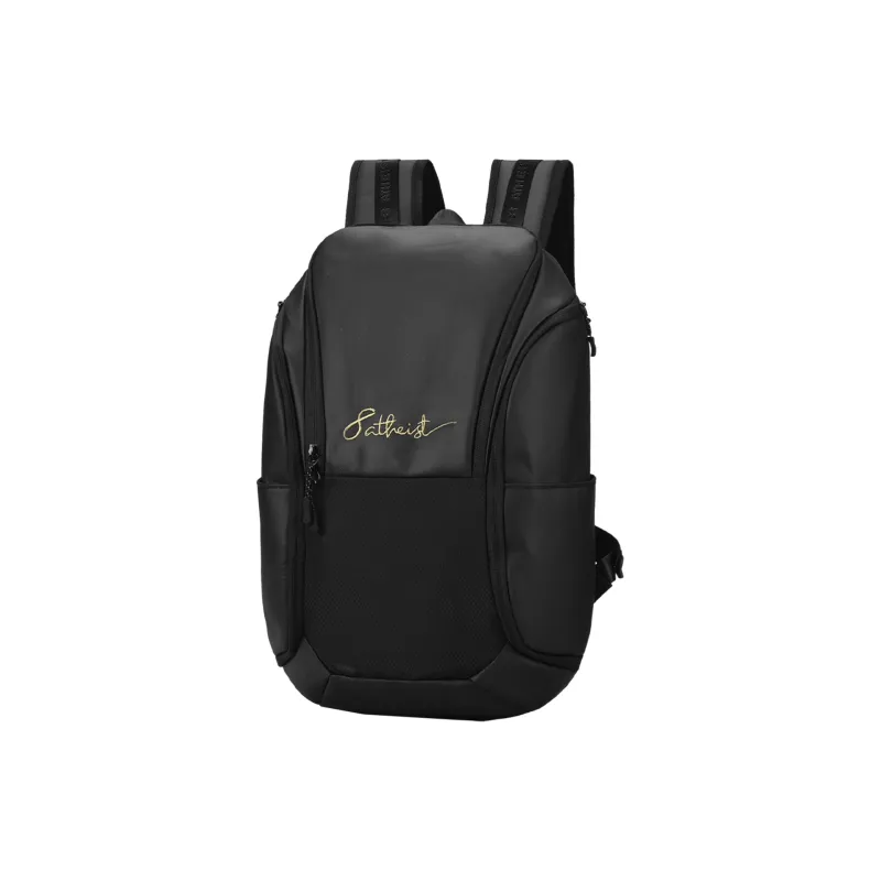 8atheist Polyester Basketball Bag Backpack Tubas Unisex Black/White-1