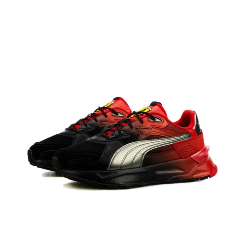PUMA FERRARI MIRAGE SPORT Cushioned Wear-Resistant Slip-Resistant Low-Top Running Shoes Men's Red Black-2