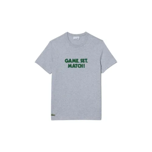 LACOSTE T-Shirts Unisex Gray