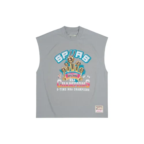 Mitchell Ness Tank Tops Unisex Intermediate Gray