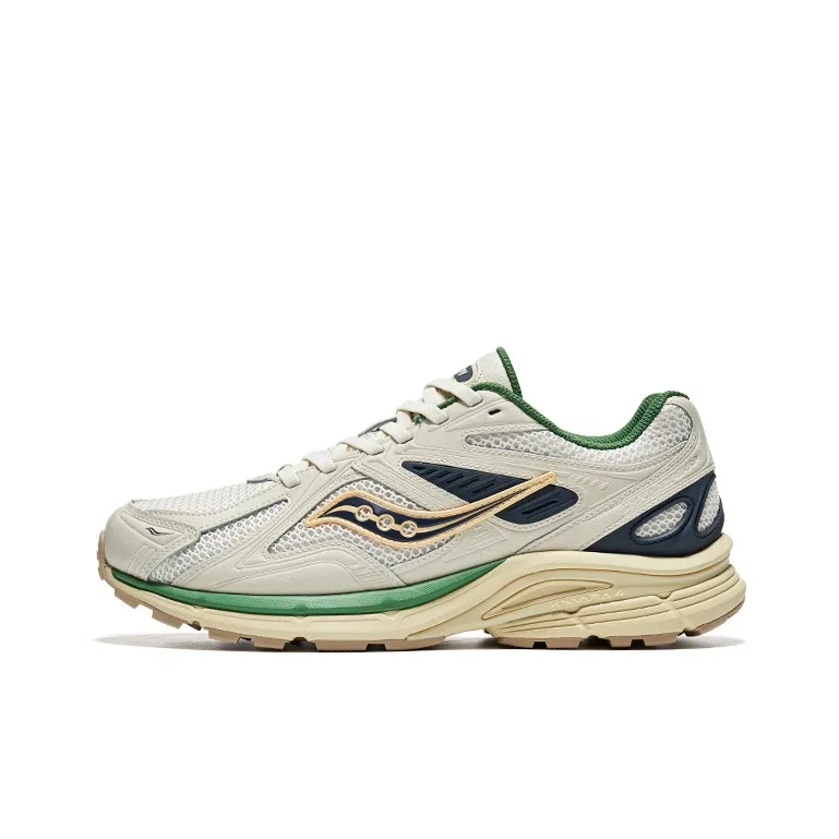Saucony Kinvara 4 Anti Slip Wear Resistant Low Top Casual Running Shoes Unisex Beige Blue Green-0
