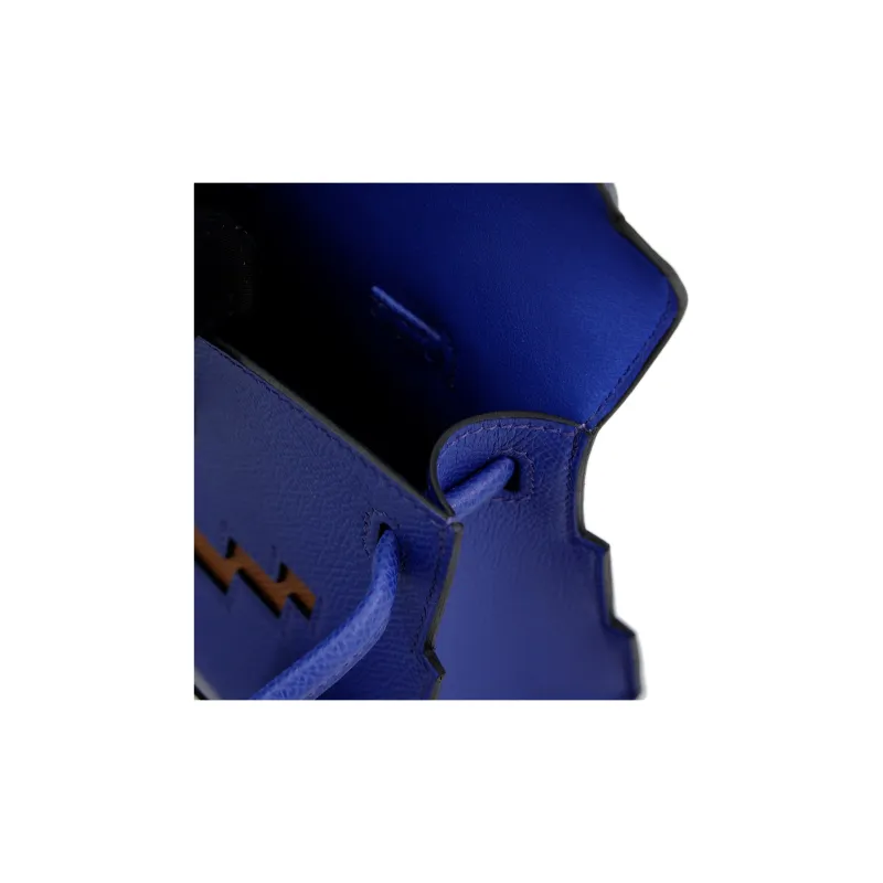 HERMES Kelly Doll Epsom Calfskin Millennium Doll Shoulder Bag Crossbody Bag Handbag Women's Royal Blue-18