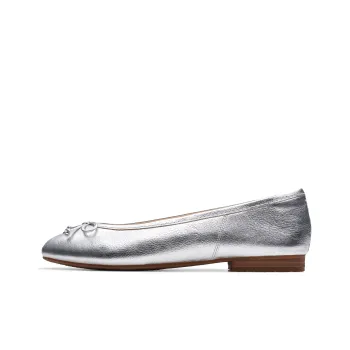 Clarks Casual Single Shoes Women's Silver