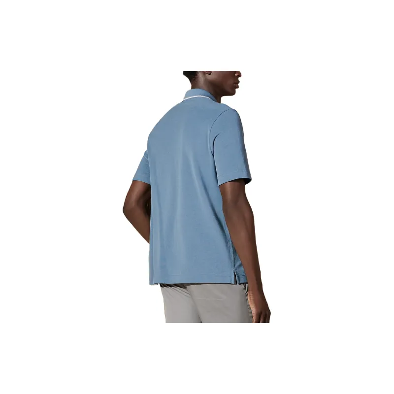 HERMES SS24 Polo Shirt Men's Light Gray Blue-3