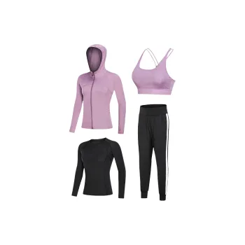 ACRUNU Yoga Top Running Loose Fit Sports Top Long-Sleeved Breathable Underwear Pilates Training Quick Dry Fitness Set