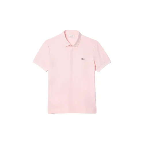 LACOSTE Polo Shirts Men Light Pink