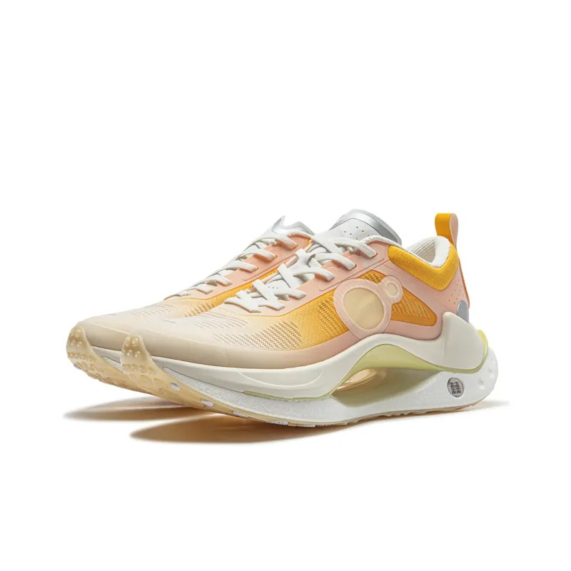 LiNing Jueying CRC Cushioning Rebound Low Top Running Shoes Men's Vanilla Yellow-2