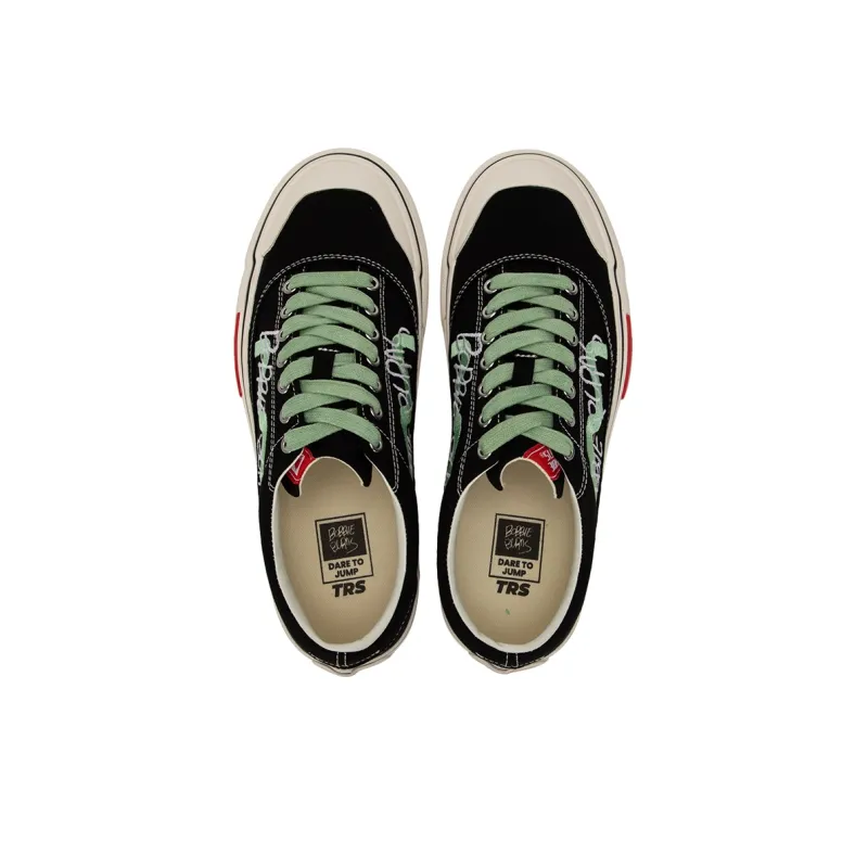 BOBBIE BURNS Balance Low-Top Canvas Shoes Unisex Black-3