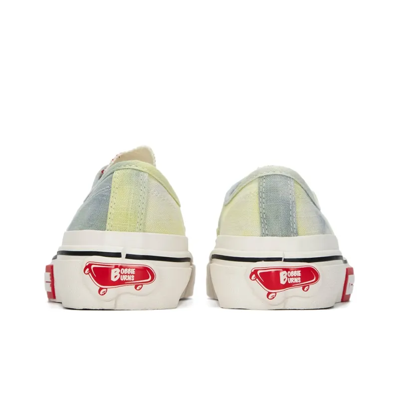 BOBBIE BURNS Anti-Slip Wear-Resistant Low-Top Canvas Shoes Unisex Light Yellow-4