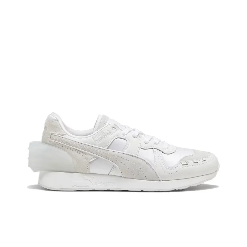 PUMA RS 100 Anti Slip Wear Resistant Low Top Casual Shoes Unisex White Gray-1