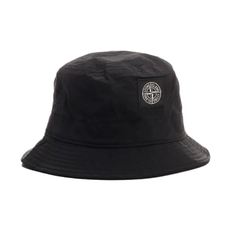 STONE ISLAND Compass appliqué Bucket Hat-0