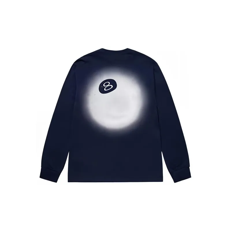 Stussy 8 Ball Fade Long Sleeve Tee-5