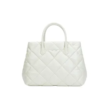 EMPORIO ARMANI PU With Synthetic Leather Tote Bag, Shopping Bag, Handbag Women's White