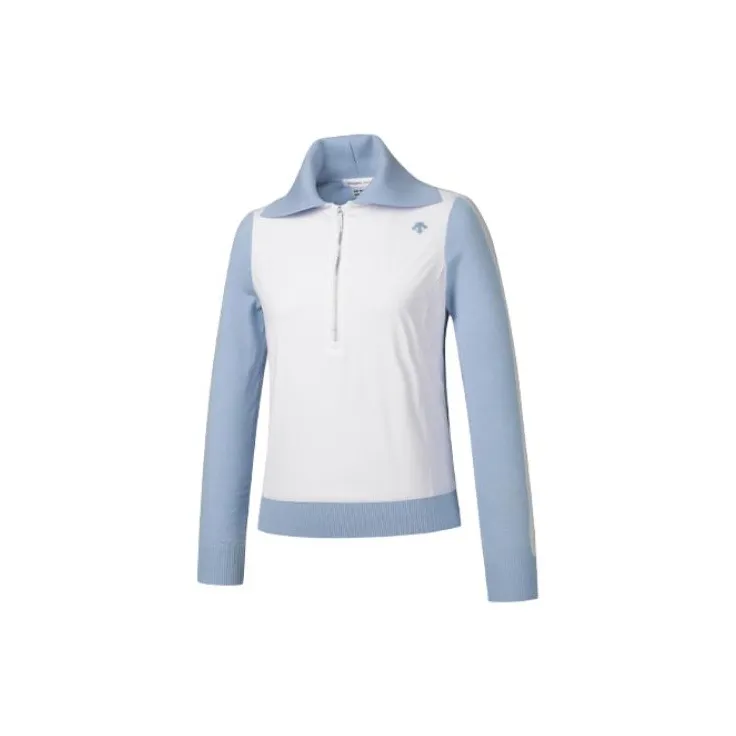 DESCENTE Golf Sweaters Women's Blue-1