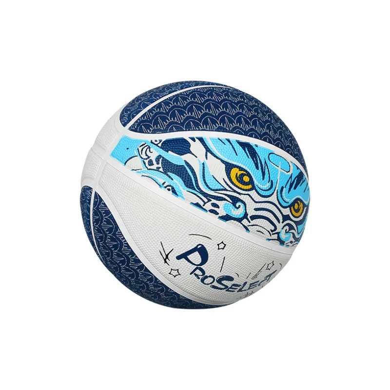 ProSelect Rubber Basketball Azure Dragon Color Size 5 Training Kids'-3