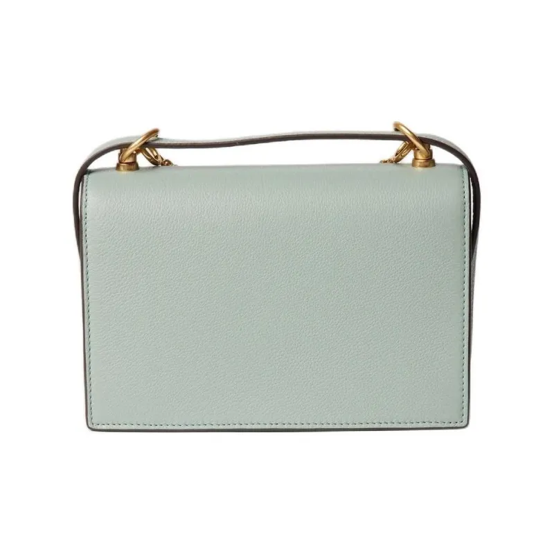 TORY BURCH Cowhide Leather Crossbody Bag, Shoulder Bag Women's Porcelain Blue-4