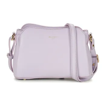 H HEXAGONA PARIS Synthetic Material Shoulder Bag Crossbody Bag Women's Light Purple