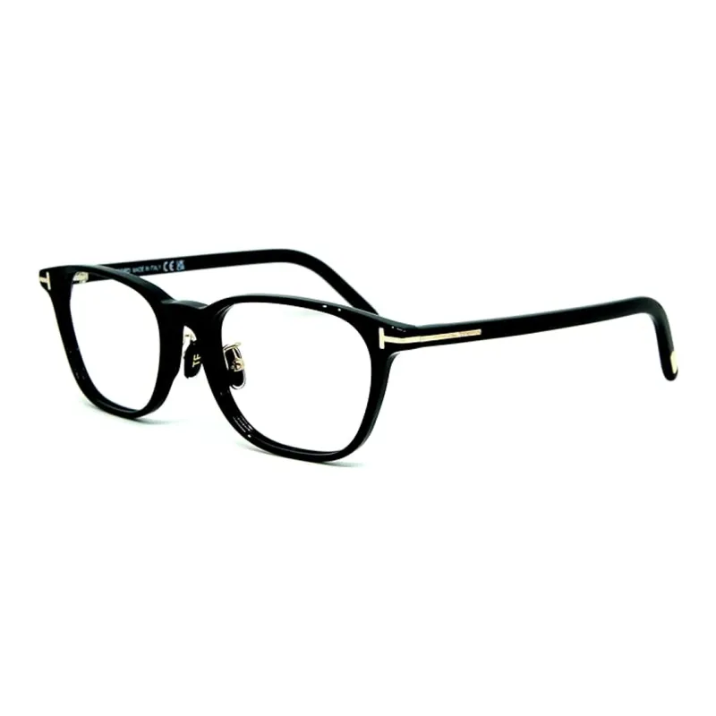 TOM FORD Plastic Rectangular Eyeglass Frames Unisex Black-0