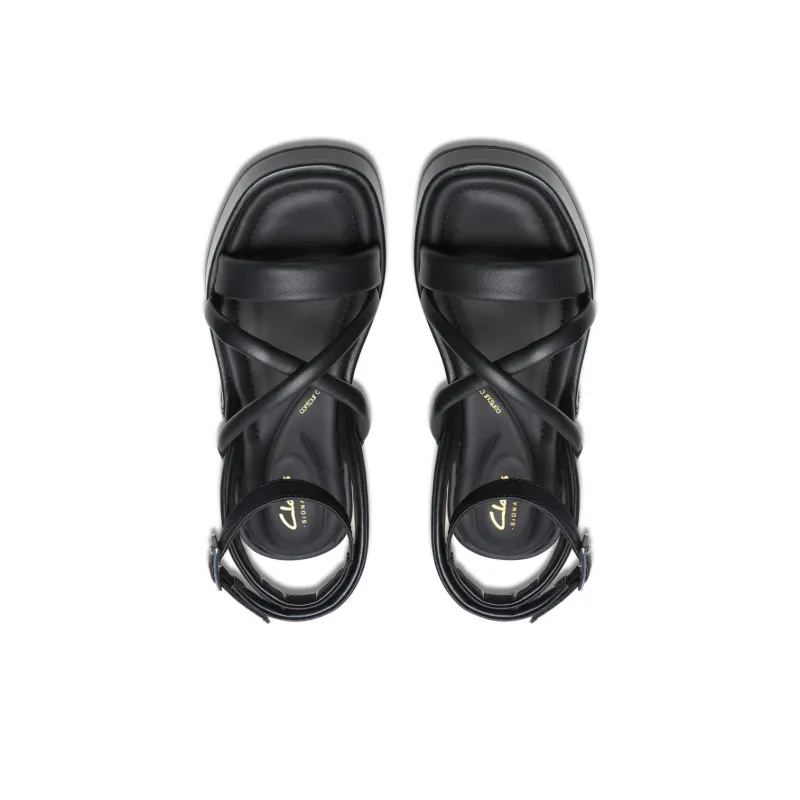 Clarks Beach Sandals Women's Black-2