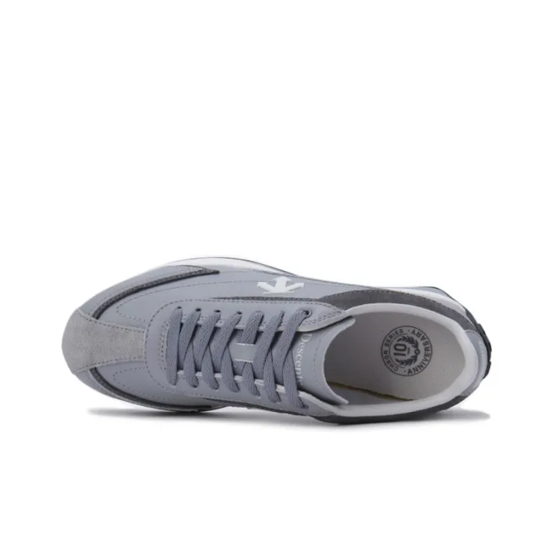 DESCENTE Cron Racer Cushioning, Wear Resistant Low Top Skateboard Shoes Unisex Gray-2