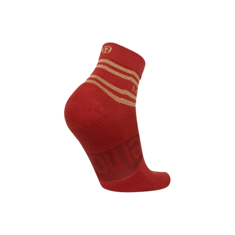 Lululemon Ankle Socks Women's 1 Pack Kuaikan Red-1