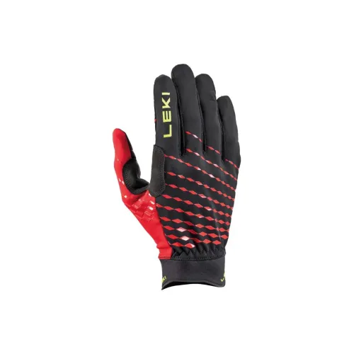 LEKI Other Riding Equipment Cycling Glove Unisex Hydrophobic Fibers Black Red