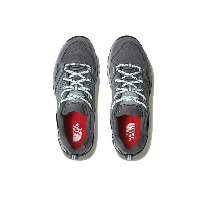 THE NORTH FACE Cushioning Anti Slip And Wear Resistant Low Top Hiking Trekking Shoes Women's Gray Green-3