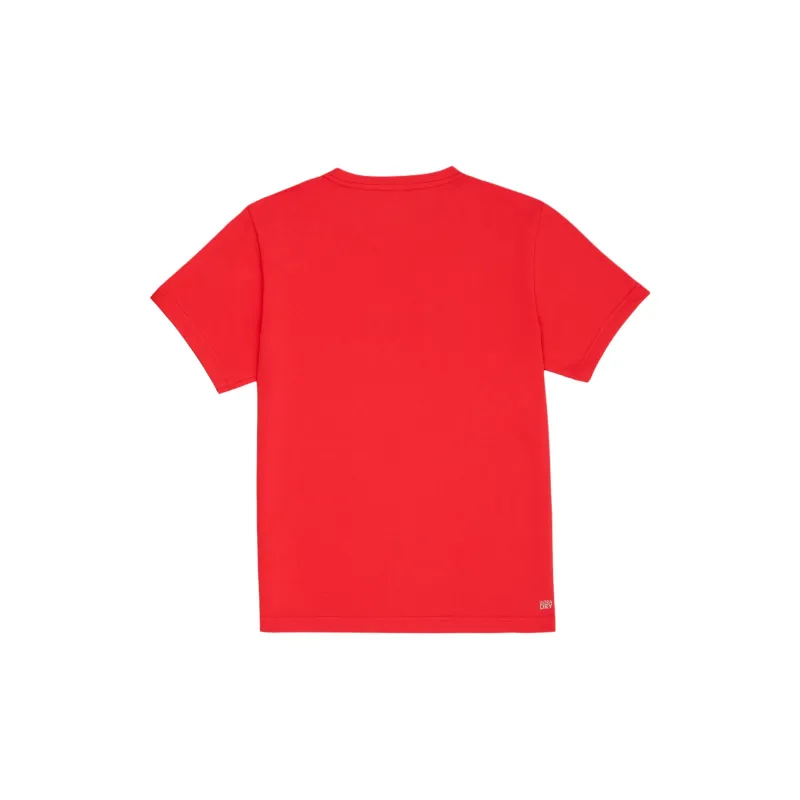 LACOSTE T Shirt Men's Red Yellow-1